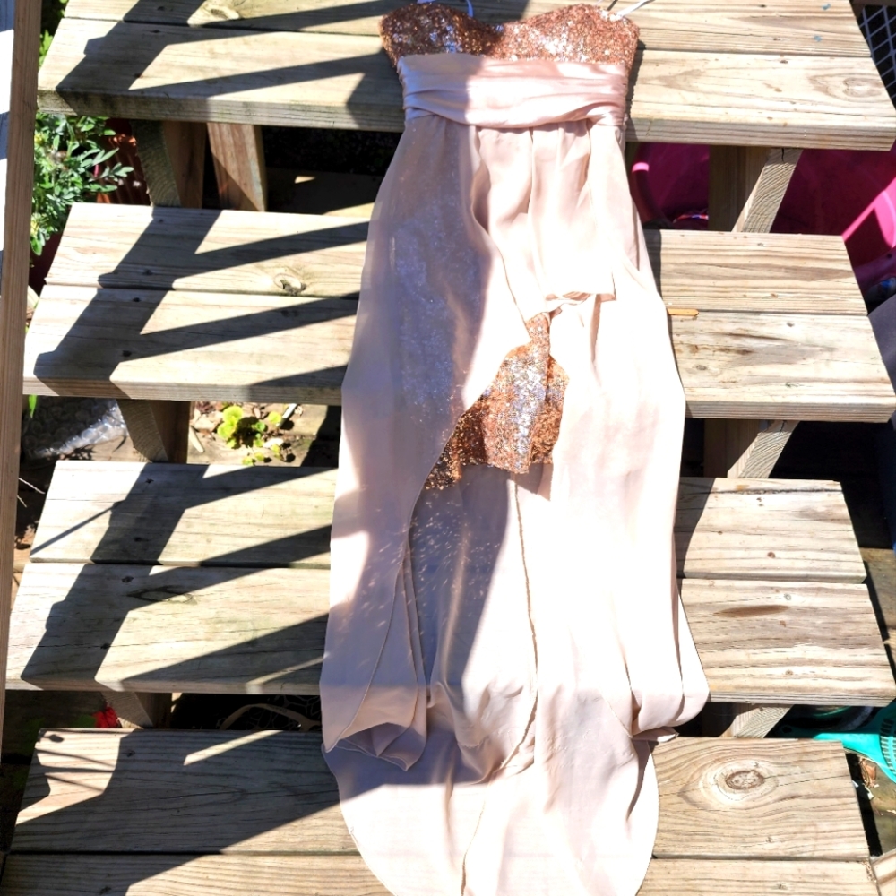 Beautiful strapless dress